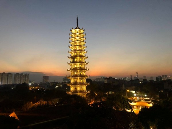 Ấn tượng ngôi chùa với nhiều công trình phật giáo độc đáo