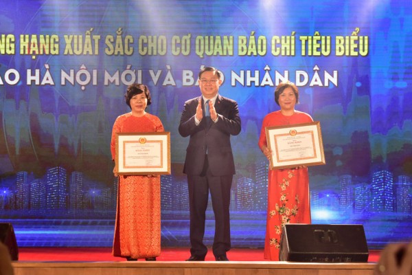 Hà Nội: Trao thưởng hai giải báo chí về xây dựng Đảng và phát triển văn hóa lần thứ III-2020