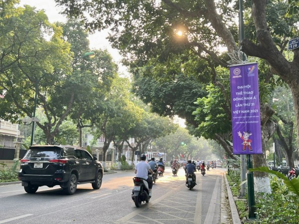 Hà Nội sáng, xanh, sạch, đẹp đón chào SEA Games 31