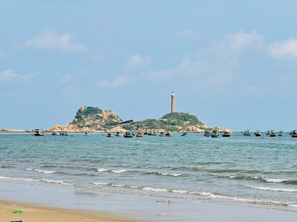 Vùng biển Kê Gà (Hàm Thuận Nam) - vùng biển xảy ra sự cố của tàu cá (Ảnh minh họa. Nguồn ảnh: baobinhthuan.com.vn)