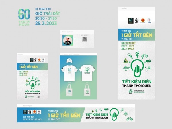 Thông điệp của chiến dịch Giờ Trái đất 2023 "Tiết kiệm điện-Thành thói quen".