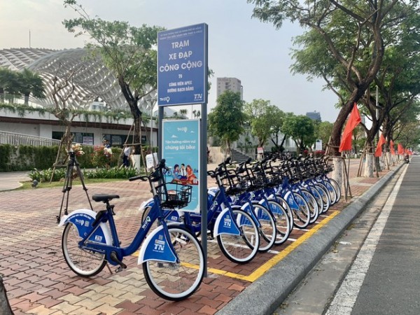 Đà Nẵng triển khai 61 trạm xe đạp công cộng - Ảnh: VGP/Lưu Hương