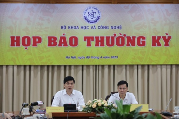 Họp báo thường kỳ quý I/2023 của Bộ KH&CN - Ảnh: VGP/Minh Ngọc