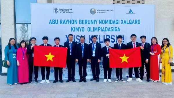 8/8 học sinh Việt Nam đoạt Huy chương Vàng, Bạc tại Olympic Hóa học Quốc tế