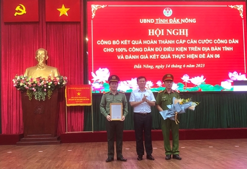 Đắk Nông gương mẫu đi đầu trong tổ chức thực hiện Đề án 06 của Chính phủ