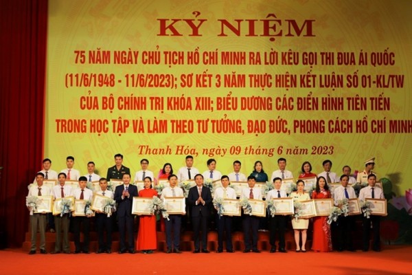 Thanh Hóa biểu dương 33 tập thể, cá nhân tiêu biểu học và làm theo Bác