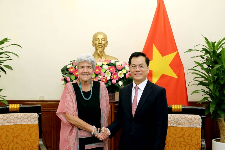 Thứ trưởng Bộ Ngoại giao Hà Kim Ngọc tiếp bà Marisa Lago, Thứ trưởng Bộ Thương mại Hoa Kỳ