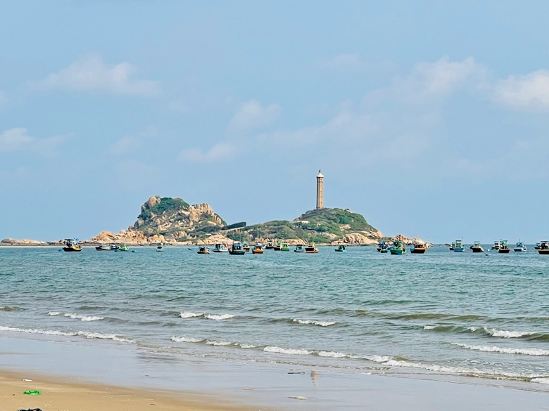 Vùng biển Kê Gà (Hàm Thuận Nam) - vùng biển xảy ra sự cố của tàu cá (Ảnh minh họa. Nguồn ảnh: baobinhthuan.com.vn)