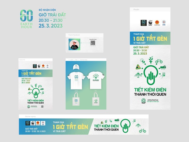 Thông điệp của chiến dịch Giờ Trái đất 2023 "Tiết kiệm điện-Thành thói quen".